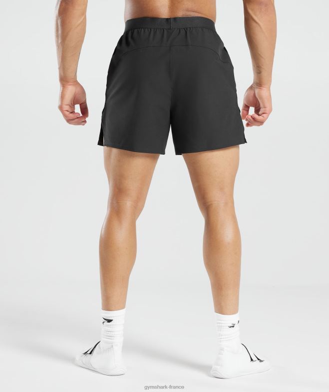 Gymshark 315 short tissé noir Hommes 6HF28547