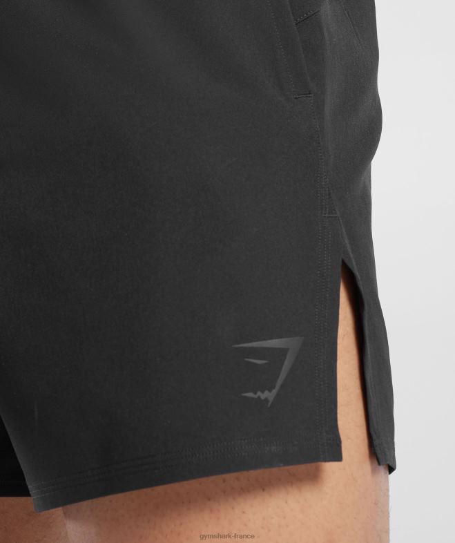 Gymshark 315 short tissé noir Hommes 6HF28547