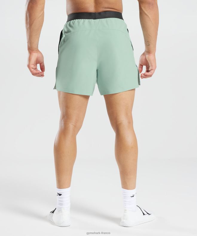Gymshark 315 short tissé sarcelle de givre Hommes 6HF28545