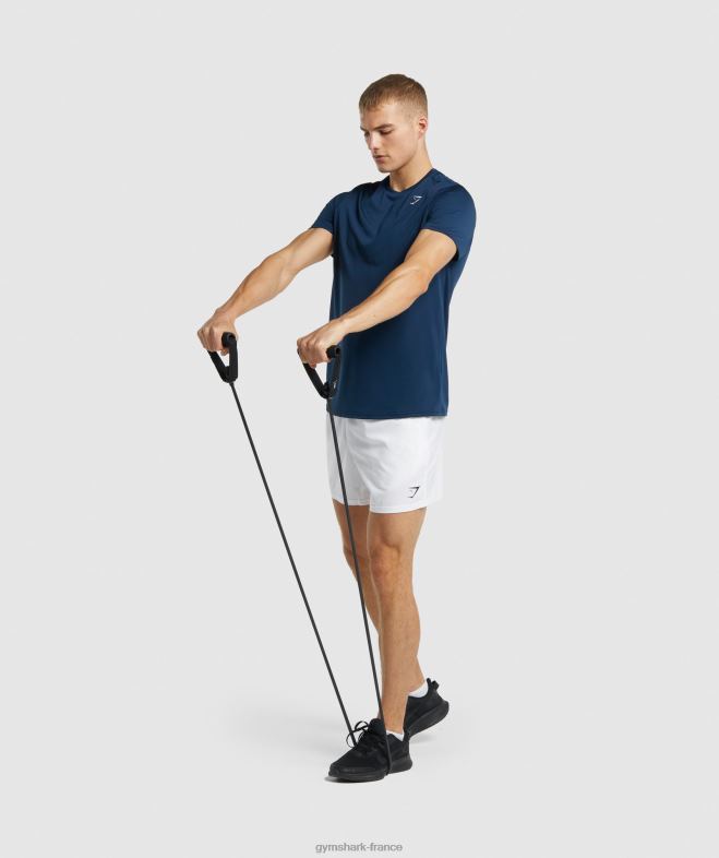 Gymshark arrivée 5 shorts blanc Hommes 6HF28553