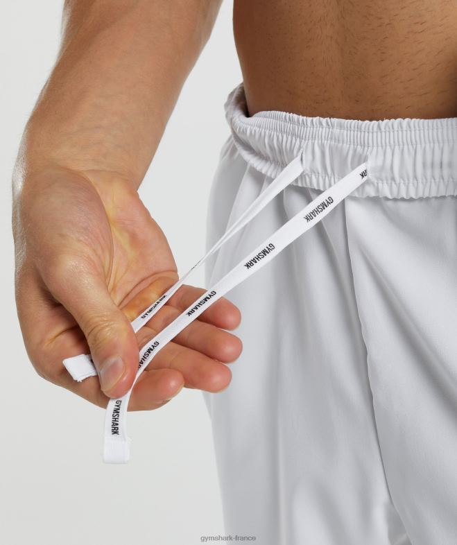 Gymshark arrivée 5 shorts blanc Hommes 6HF28553