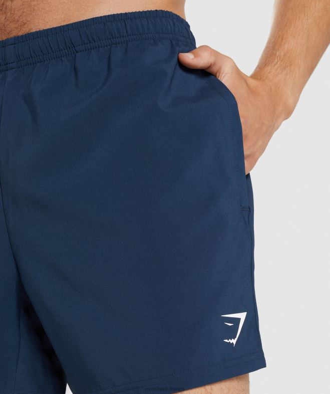 Gymshark arrivée 5 shorts marine Hommes 6HF28556