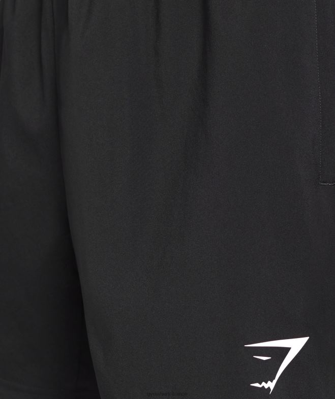 Gymshark arrivée 5 shorts noir Hommes 6HF28509
