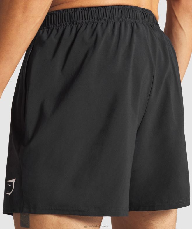 Gymshark arrivée 5 shorts noir Hommes 6HF28509