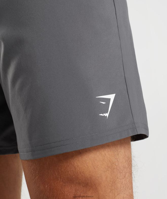 Gymshark arrivée 7 shorts silhouette grise Hommes 6HF28521