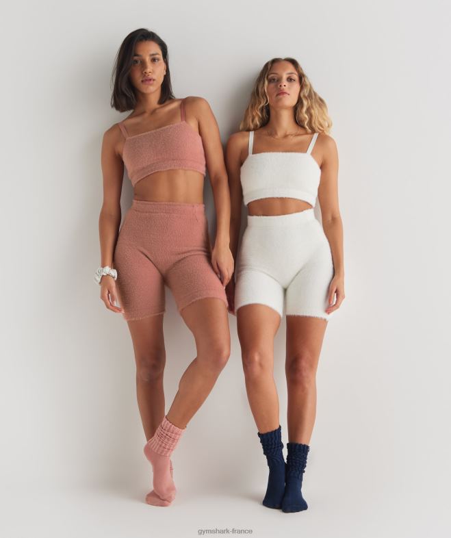 Gymshark bandeau en tricot à cils Whitney rouge canyon femmes 6HF28166