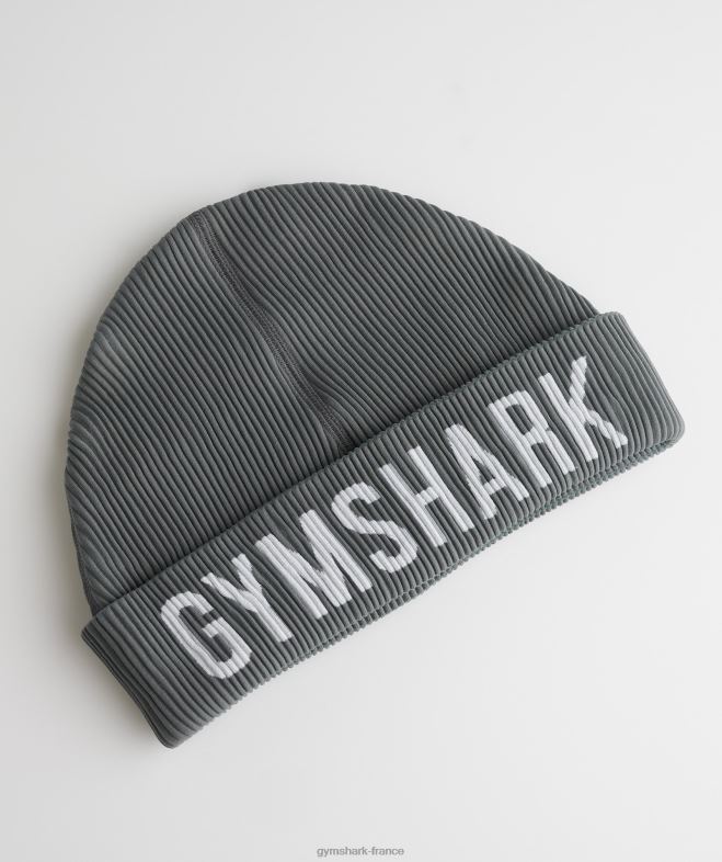 Gymshark bonnet docker sans couture gris anthracite chiné unisexe 6HF281145