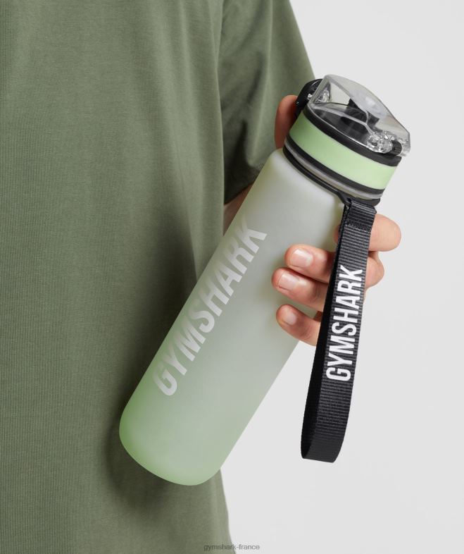 Gymshark bouteille de sport vert flore/vert sauge du désert unisexe 6HF281118