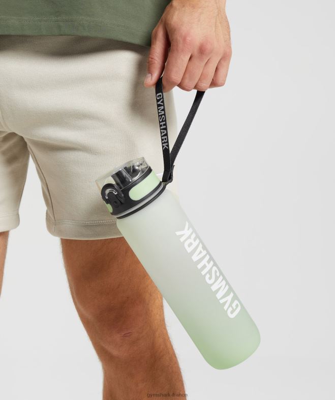 Gymshark bouteille de sport vert flore/vert sauge du désert unisexe 6HF281118