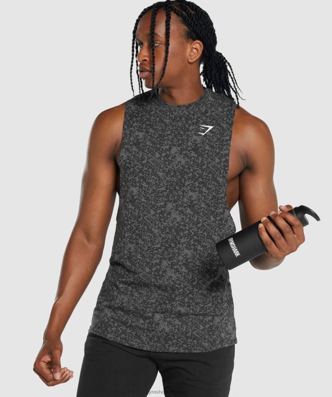 Gymshark bouteille d\eau avec paille retournée noir unisexe 6HF281115
