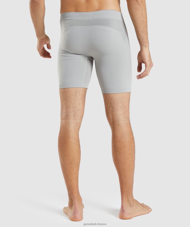 Gymshark boxeur hybride gris taupe/gris onyx Hommes 6HF281049