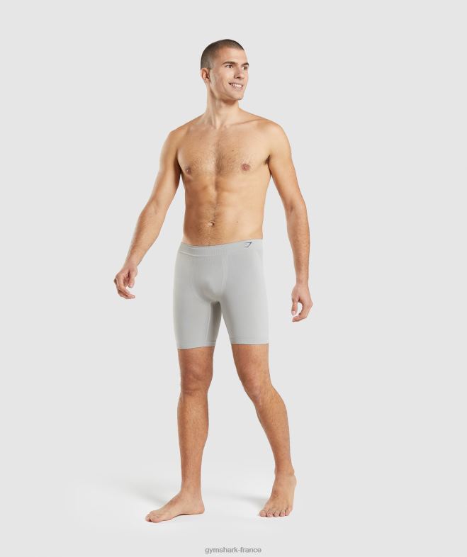 Gymshark boxeur hybride gris taupe/gris onyx Hommes 6HF281049