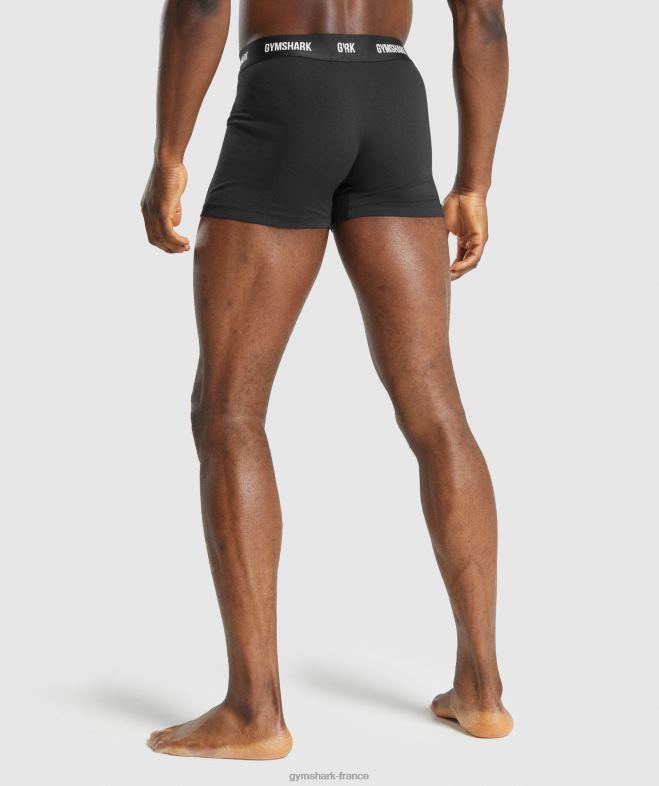 Gymshark boxeurs 2pk noir Hommes 6HF281052