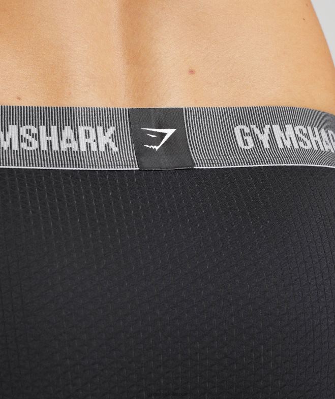 Gymshark boxeurs sports tech paquet de 2 noir Hommes 6HF281046