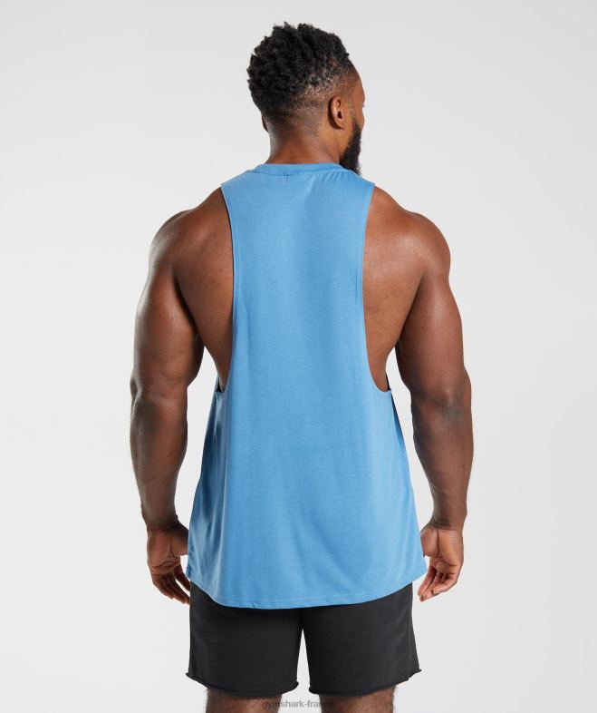 Gymshark char à bras tombant hérité bleu côtier Hommes 6HF28958