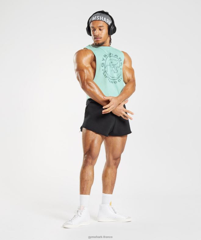 Gymshark char à bras tombant hérité vert d\eau Hommes 6HF28964