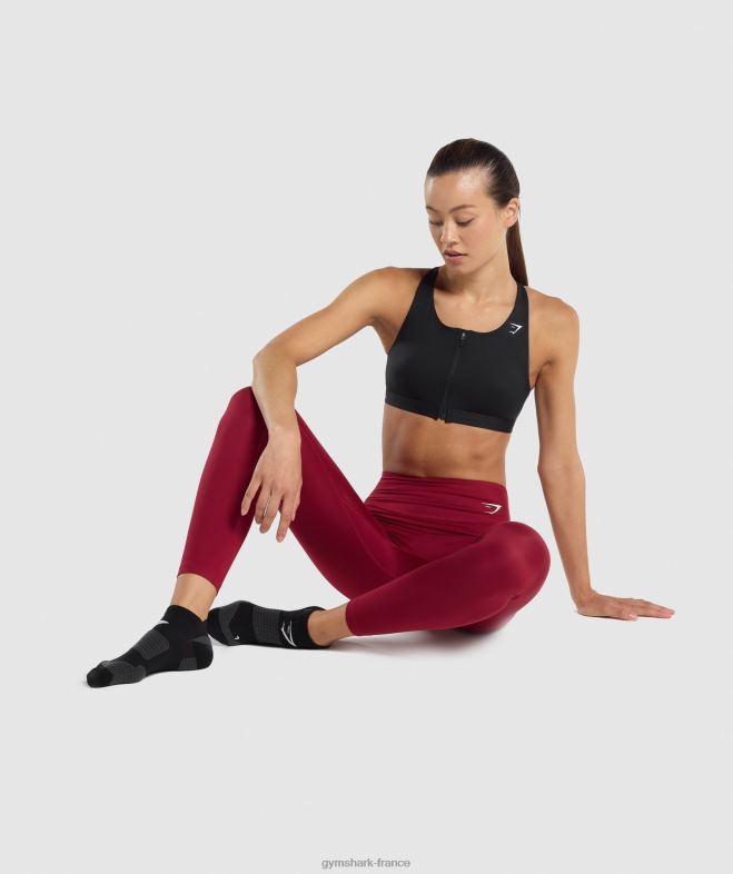 Gymshark chaussettes de performance à la cheville noir unisexe 6HF281103