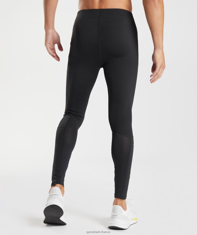 Gymshark contrôle des leggings de couche de base noir Hommes 6HF281029