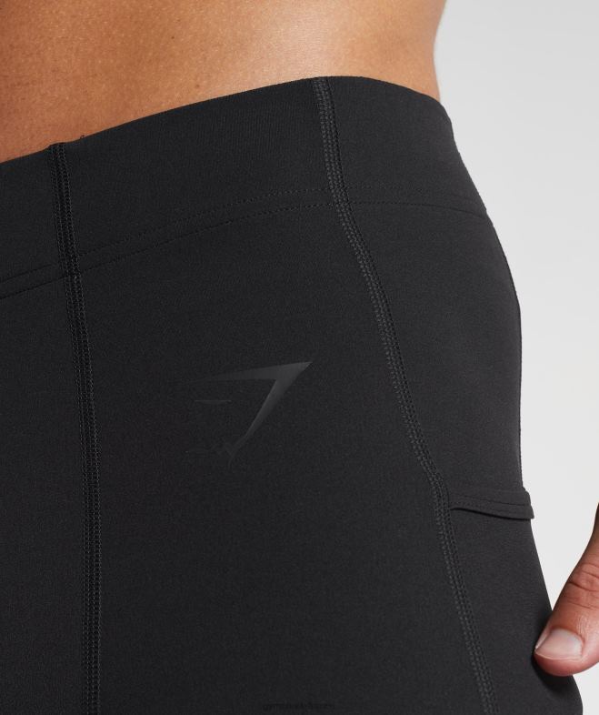 Gymshark contrôle des leggings de couche de base noir Hommes 6HF281029
