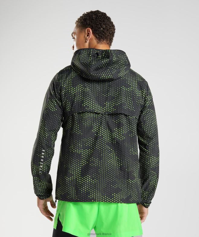 Gymshark coupe-vent de sport chaux fluo Hommes 6HF28813
