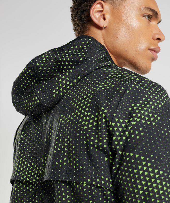 Gymshark coupe-vent de sport chaux fluo Hommes 6HF28813