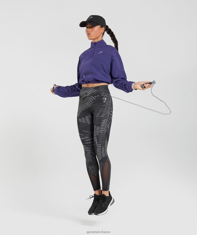 Gymshark coupe-vent de sport violet de Neptune femmes 6HF28350
