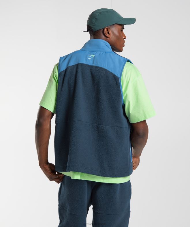 Gymshark gilet vibes bleu marine/bleu lac Hommes 6HF28864