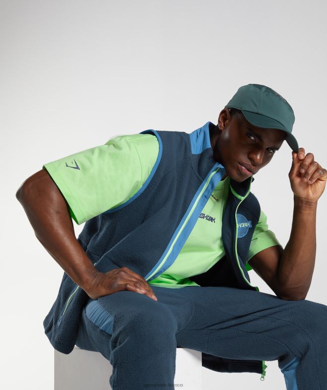 Gymshark gilet vibes bleu marine/bleu lac Hommes 6HF28864