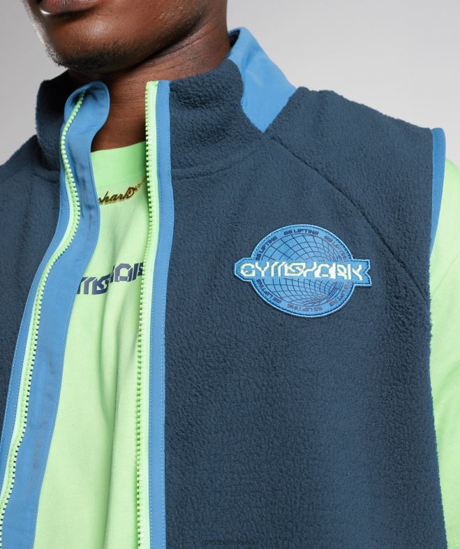 Gymshark gilet vibes bleu marine/bleu lac Hommes 6HF28864