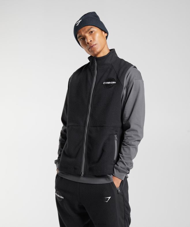Gymshark gilet vibes noir Hommes 6HF28825