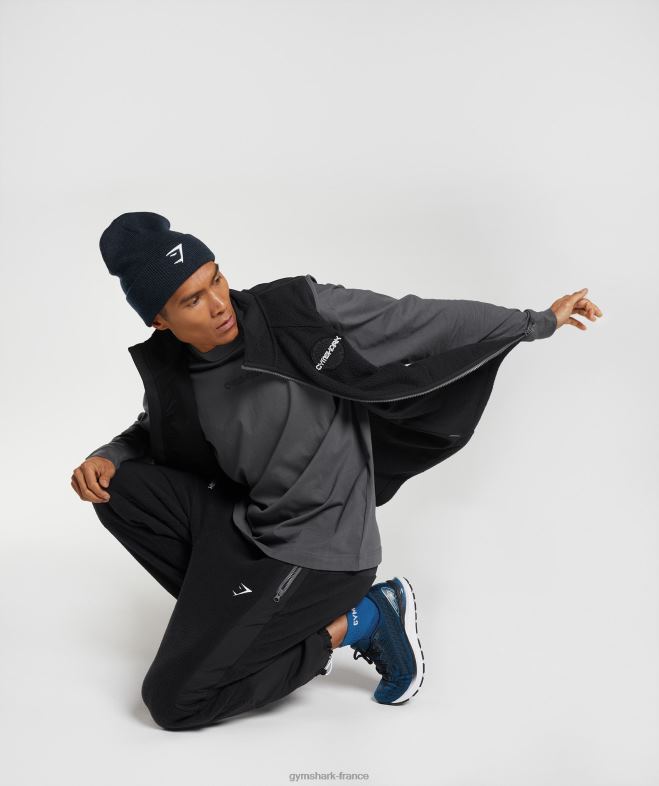 Gymshark gilet vibes noir Hommes 6HF28825