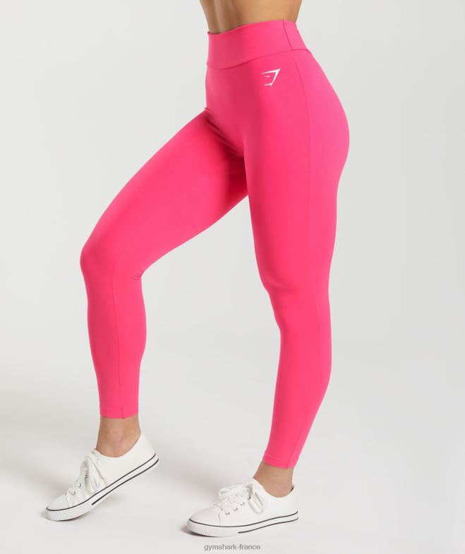 Gymshark gs power legging original fuchsia brillant femmes 6HF28256