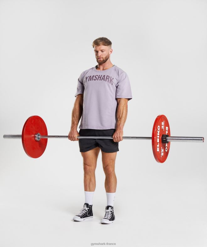 Gymshark haut en chiffon lavé sous pression lilas ombré Hommes 6HF28723