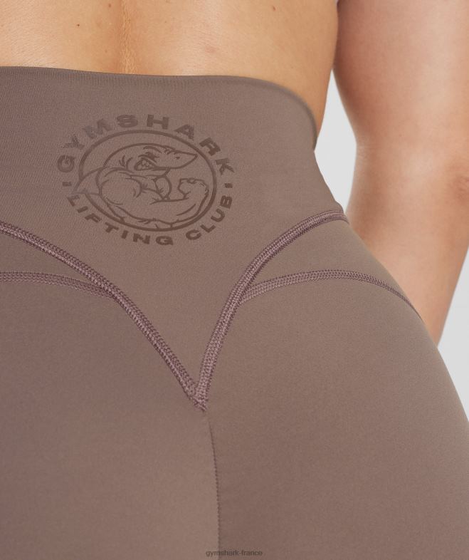 Gymshark héritage leggings brun truffe femmes 6HF28339