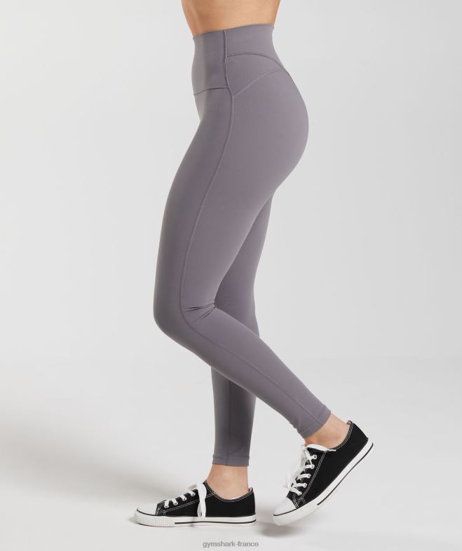Gymshark héritage leggings gris titane femmes 6HF28267