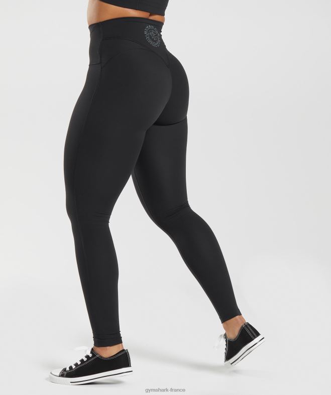 Gymshark héritage leggings noir femmes 6HF28262