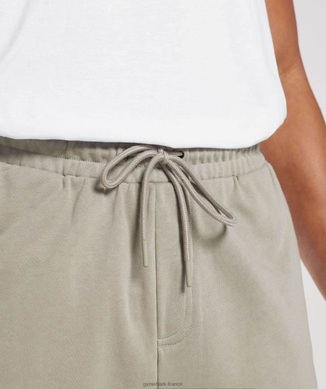 Gymshark jour de repos essentiels 7 shorts marron écru Hommes 6HF28540