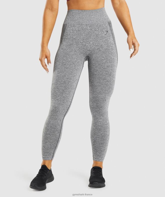 Gymshark legging flex taille haute marne de charbon de bois femmes 6HF28320