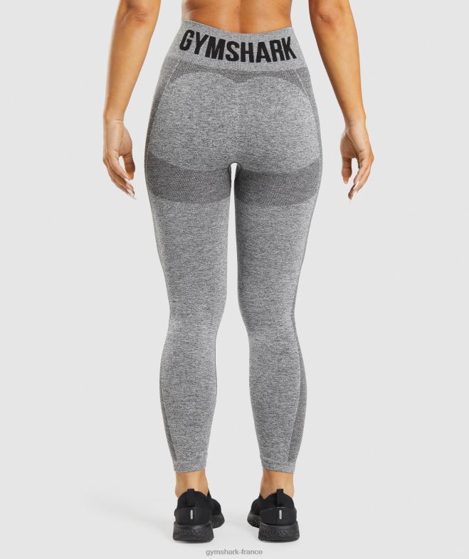 Gymshark legging flex taille haute marne de charbon de bois femmes 6HF28320