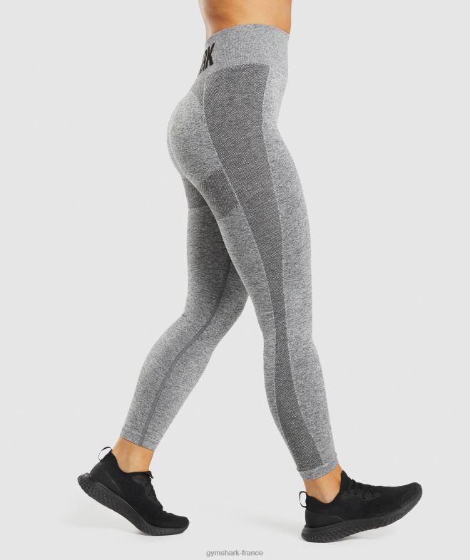 Gymshark legging flex taille haute marne de charbon de bois femmes 6HF28320