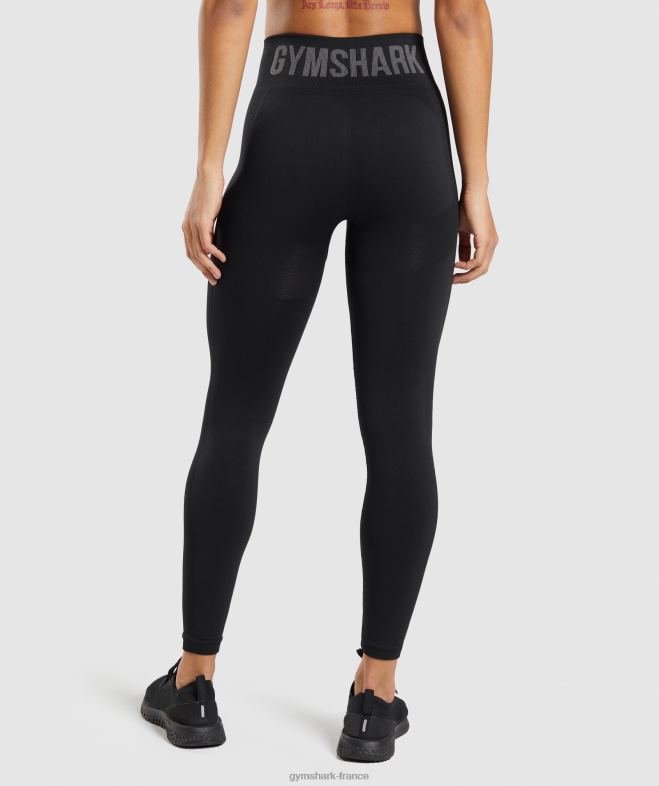 Gymshark legging flex taille haute noir femmes 6HF28283