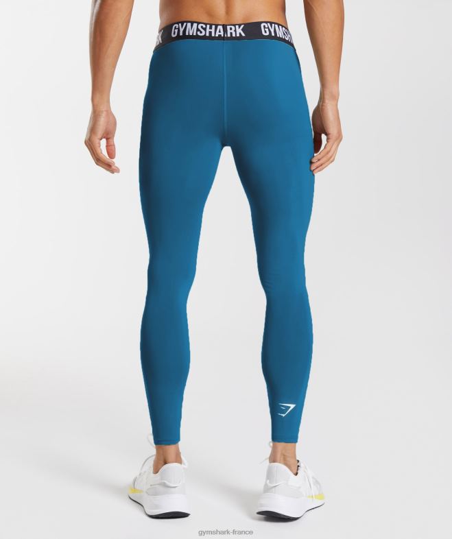Gymshark legging sous-vêtement Element bleu atlantique Hommes 6HF281041