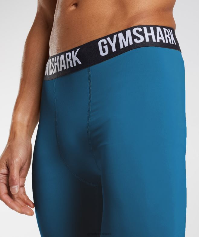 Gymshark legging sous-vêtement Element bleu atlantique Hommes 6HF281041