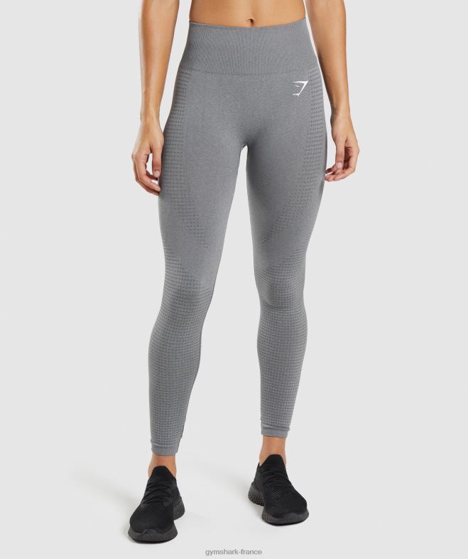 Gymshark legging vital sans couture 20 gris chiné fumé femmes 6HF28250