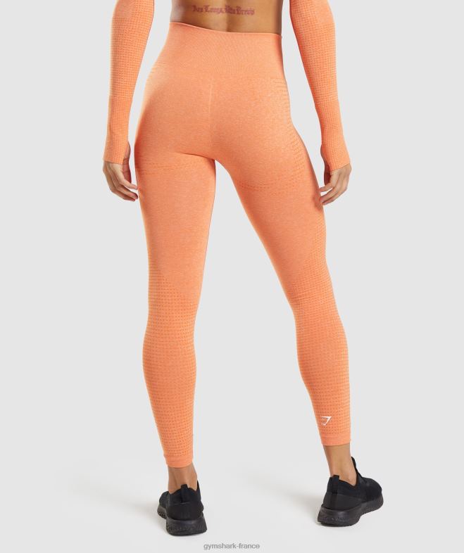 Gymshark legging vital sans couture 20 marne orange abricot femmes 6HF28319