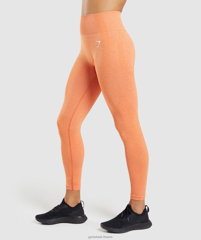 Gymshark legging vital sans couture 20 marne orange abricot femmes 6HF28319