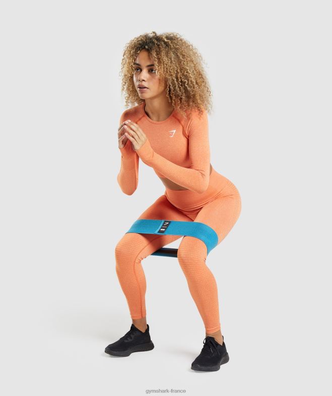 Gymshark legging vital sans couture 20 marne orange abricot femmes 6HF28319