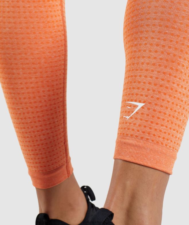 Gymshark legging vital sans couture 20 marne orange abricot femmes 6HF28319