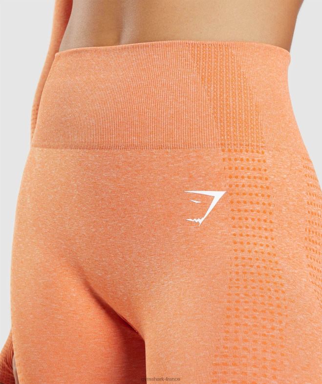 Gymshark legging vital sans couture 20 marne orange abricot femmes 6HF28319