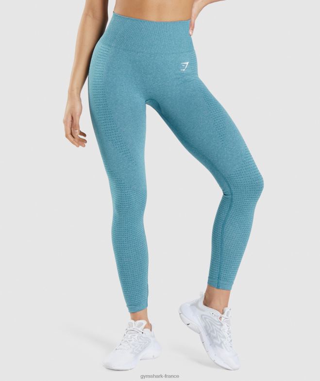 Gymshark legging vital sans couture 20 tahoe sarcelle chiné femmes 6HF28337